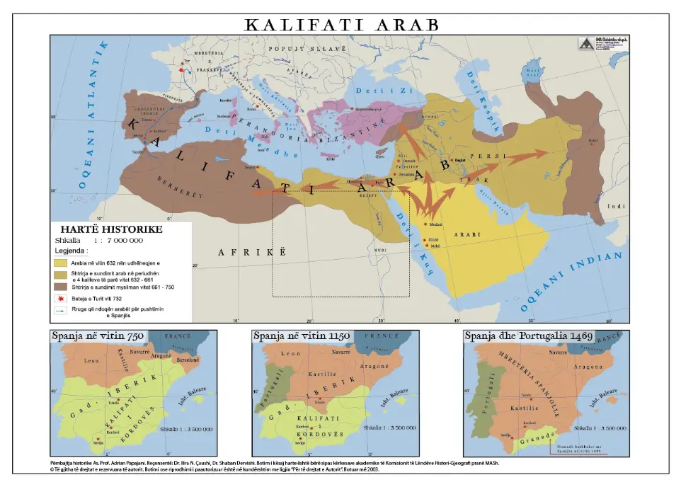 Arab Calif Map
